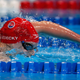 Katie Ledecky swims very far distances very fast. (Photo credit: Al Bello/Getty)